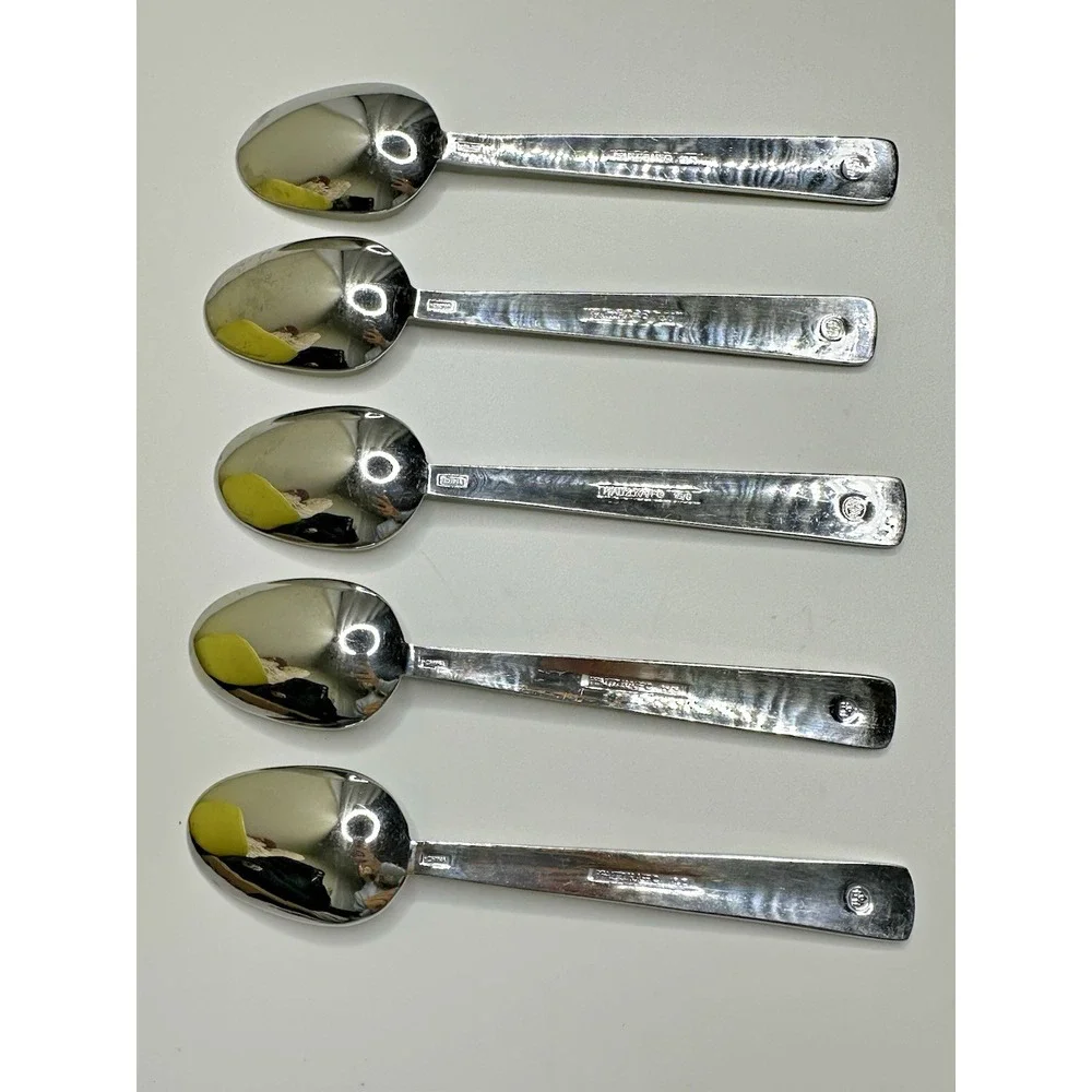 Pfaltzgraff Chalfonte 18/8 stainless flatware Teaspoon Set of 5
